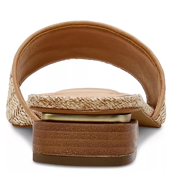 Vince Camuto Cheleahl Woven Block-Heel Slide Sandals Sz 7 - Picture 2 of 11